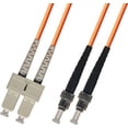 thumbnail image 1 of 75M Multimode Duplex Fiber Optic Cable (62.5/125) - SC to ST, 1 of 1