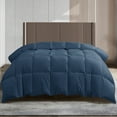 thumbnail image 4 of Lux Decor Collection Twin Comforter All Season Down Alternative Quilted Comforter Duvet Insert with Corner Tabs - Duvet Insert Twin Comforter only (Twin, Navy Blue), 4 of 8