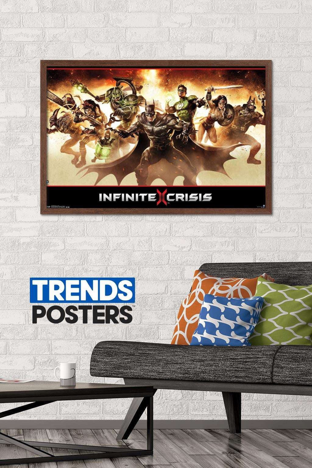 DC Comics - Infinite Crisis - Group Wall Poster, 22.375" x 34", Framed