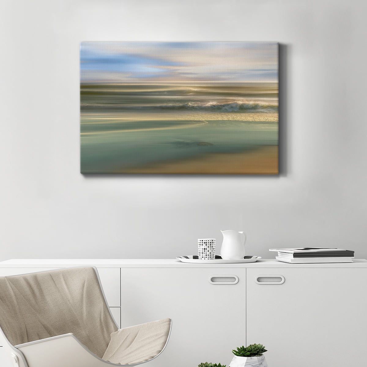 Wexford Home Topaz Light Premium Gallery Wrapped Canvas, 32" x 48" - Ready to Hang