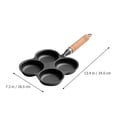 thumbnail image 2 of Raindrops Nonstick Omelet Pan for Home Use, Iron Frying Pan for Breakfast, Fried Eggs Cooker, 1 Piece, 2 of 8