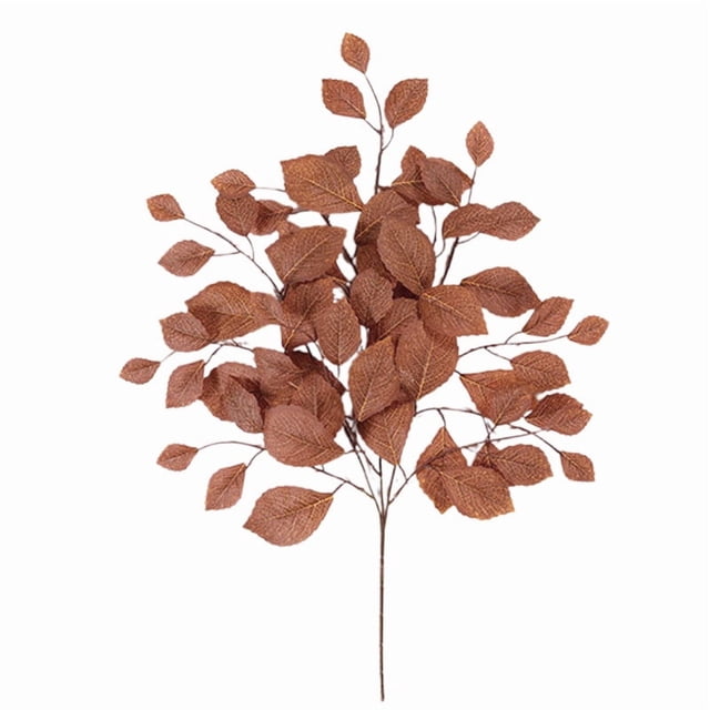 Liyamei Feuilles Réalistes Feuilles Rouges Douces pour Maison Mariage Fête Fond Intérieur Extérieur Mur