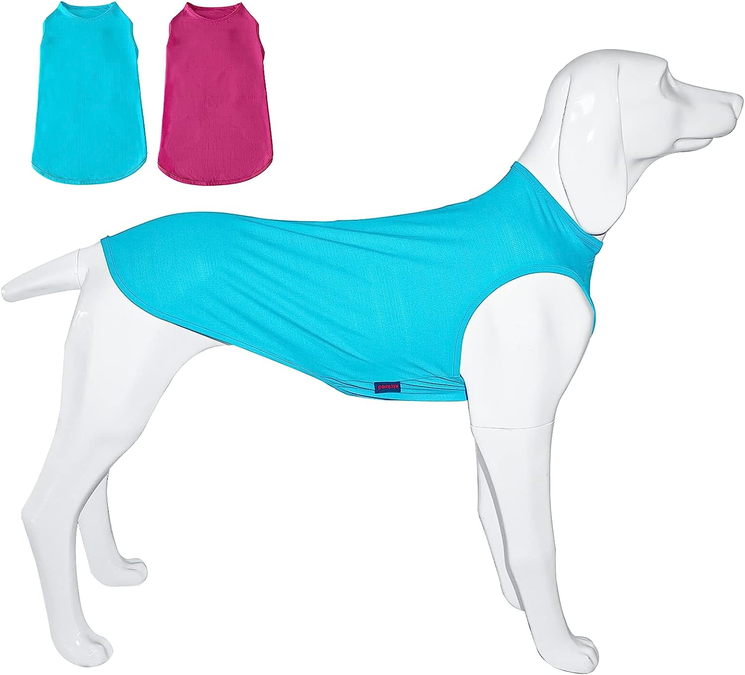 Kickred 2 Pack Dog Cooling Shirts, Ice Pet Vest Dog Clothes for Instant