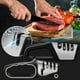 thumbnail image 1 of Fiudx Afilador de Cuchillos Manual, Sistema de Afilado En Tres Pasos, Diseño Ergonómico, Base Antideslizante, Apto para Cuchillos de Cocina, Portátil, Fácil de Usar, Ideal para El Hogar y La Cocina,, 1 of 4