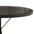 thumbnail image 3 of Round Dining Table with Pedestal Base Antique Black, 3 of 4