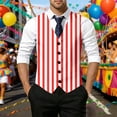 thumbnail image 2 of Gilet pour Hommes pour Usage Quotidien - Gilet Sans Manches Rayé Formel pour Tenue Décontractée et de Fête Adaptée à Toutes les Saisons, Design Réfléchi Polyvalent pour le Week-End, 2 of 6