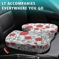 thumbnail image 4 of Premium Floral Pattern Memory Foam Seat Cushion Ergonomic Chair Pad for Office Chair, Car, Airplane & Bleachers Sciatica, Tailbone Hip & Back Pain Relief - Chair Cushion for Long Office Workers., 4 of 5