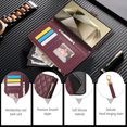 thumbnail image 6 of for Samsung Galaxy S24 FE Wallet Case with Zipper Pocket Card Holder & Crossbody Lanyard Strap & Wrist Strap, Flip Stand PU Leather Magnetic Folio Purse Case for Galaxy S24 Plus, Winered, 6 of 8