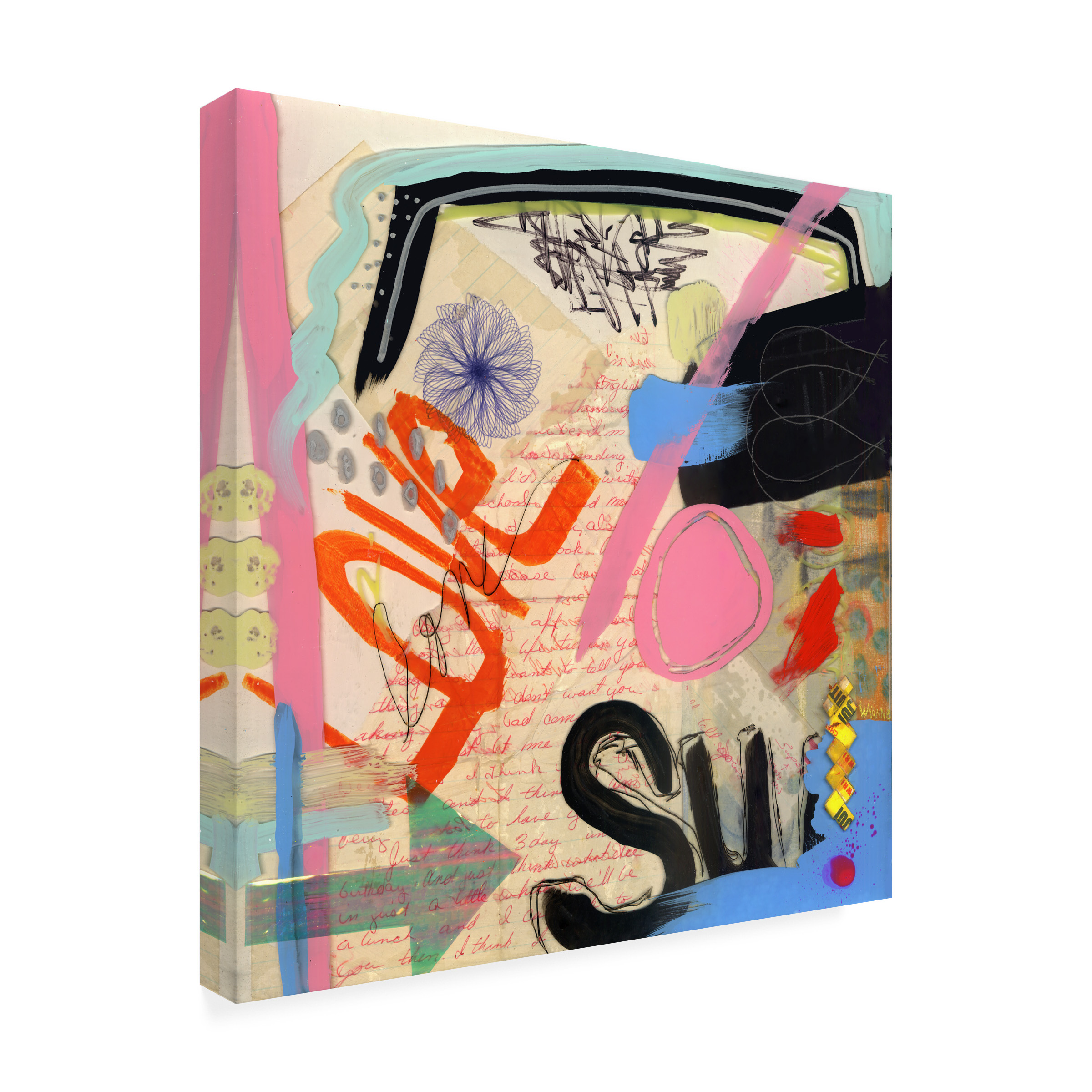 Trademark Fine Art 'Super Love' Canvas Art by Wyanne