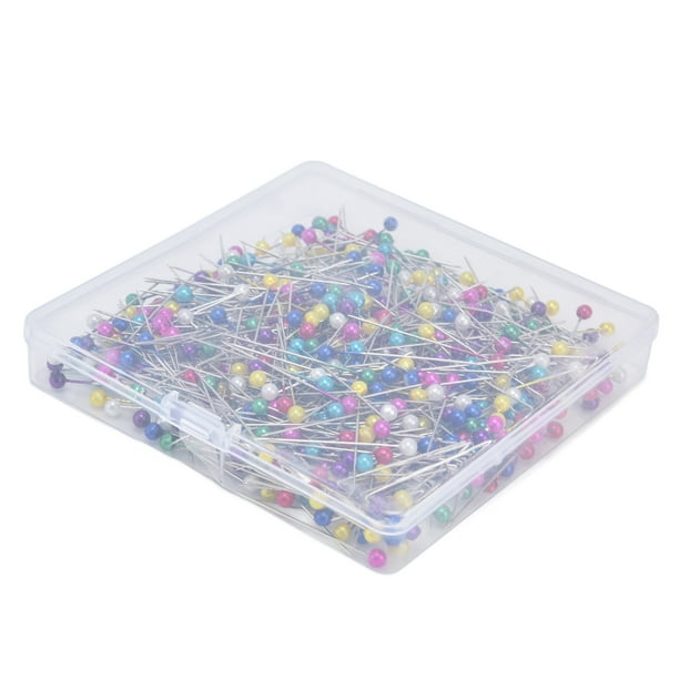 Alfileres de costura 38 mm de largo duraderos prácticos 600 piezas alfileres de ramillete de colores surtidos amplia aplicación para manualidades para bricolaje para ropa ANGGREK Otros