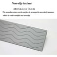 thumbnail image 3 of Threshold Ramps, Indoor Threshold Ramps Plastic Step Mat Household Sweeping Robot Climbing Mat Wheelchairs Ramps Non-Slip Texture Compression and Wear Resistance (Color : Black, Size : 100x12x5cm), 3 of 5