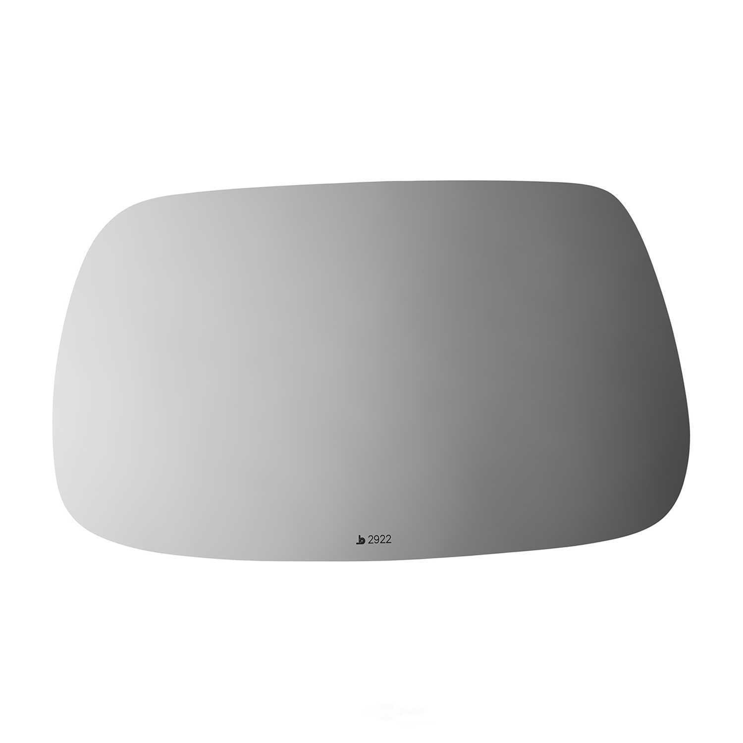 Burco Side View Mirror Replacement Glass - Clear Glass - 2922