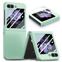 Decase for Samsung Galaxy Z Flip 5 Matte Case , Ultra Slim High-quality Durable Hard PC Protective Cover with Screen Protector,Shockproof Anti-Scratch Wear-Resistant for Galaxy Z Flip5 5G Case,Mint