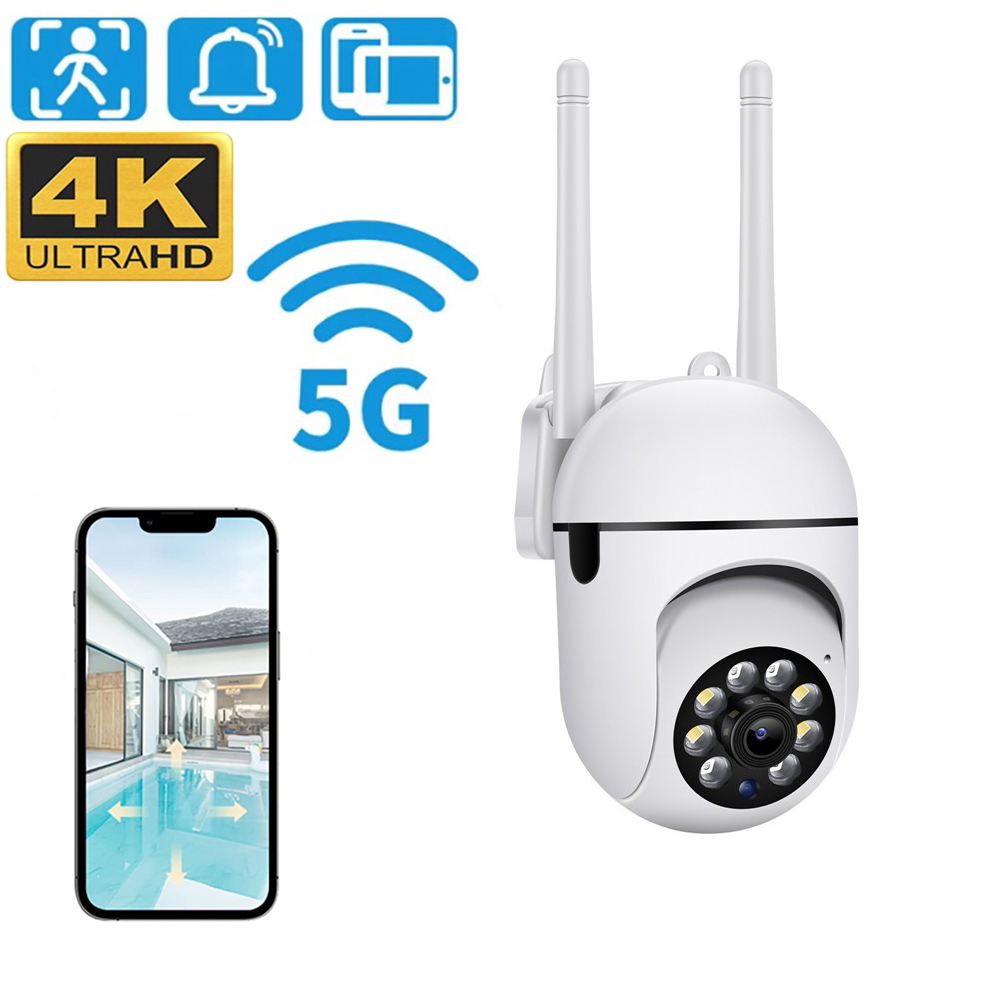 GeCam 3MP Home Security Camera,5G Security Cameras Outdoor WiFi 355°PTZ Video Camera,Motion