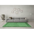 thumbnail image 3 of Ahgly Company Indoor Square Persian Emerald Green Traditional Area Rugs, 4' Square, 3 of 4