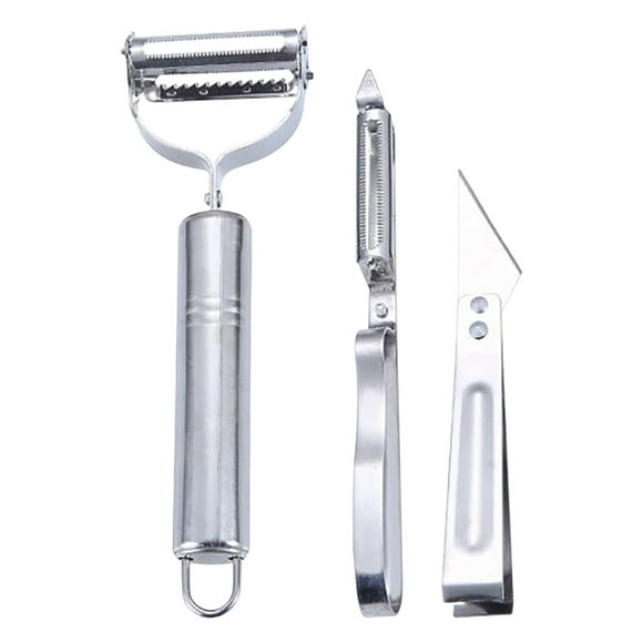 Yatlte Vegetable Peeler, Vegetable Peeler Stainless Steel, Great for Peeling Potato, Carrots and All Types of Vegetable and Fruit (Silver)