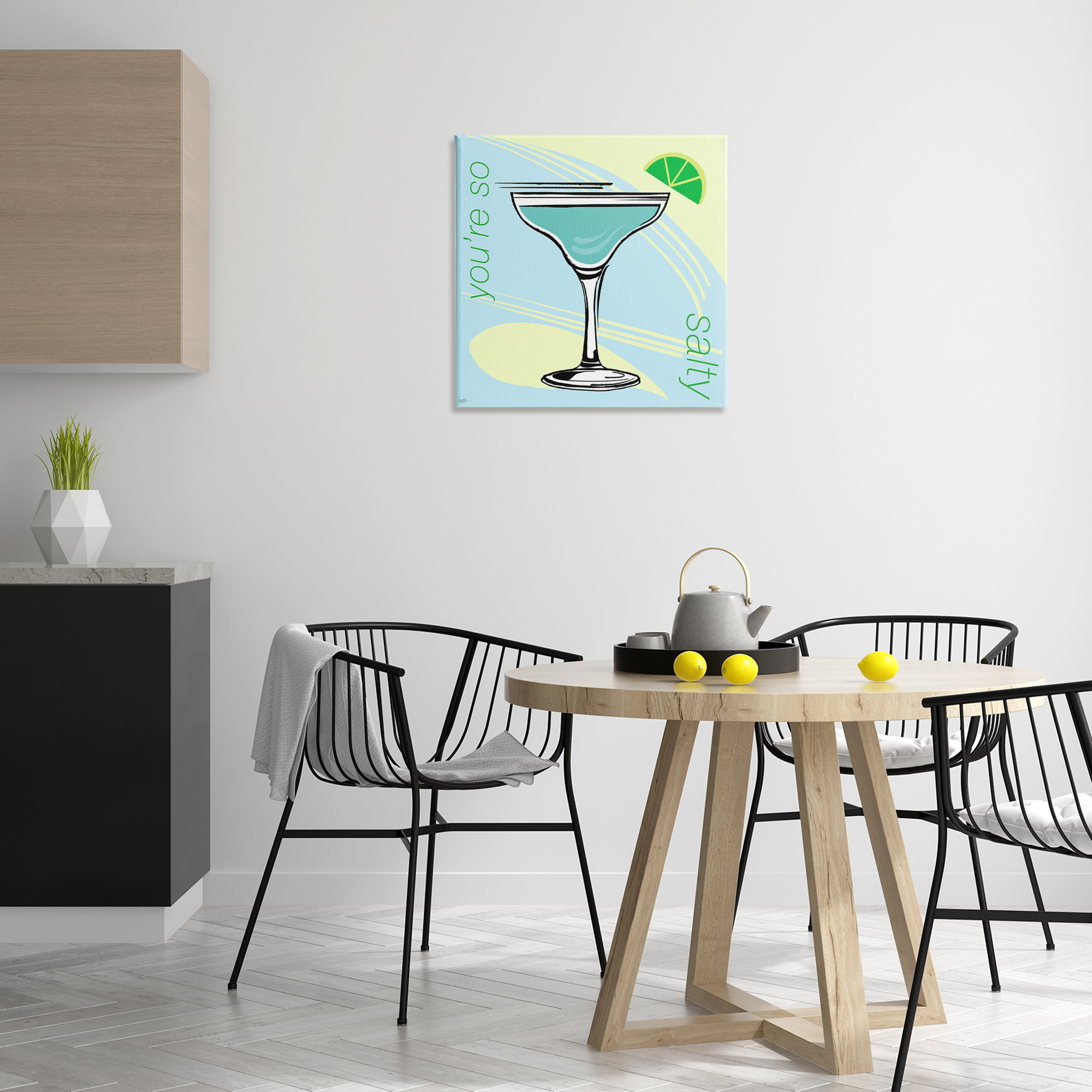 Stupell Industries You're So Salty Cocktail Food & Beverage Painting Wrapped Canvas Art Print Wall Art, 24 x 24