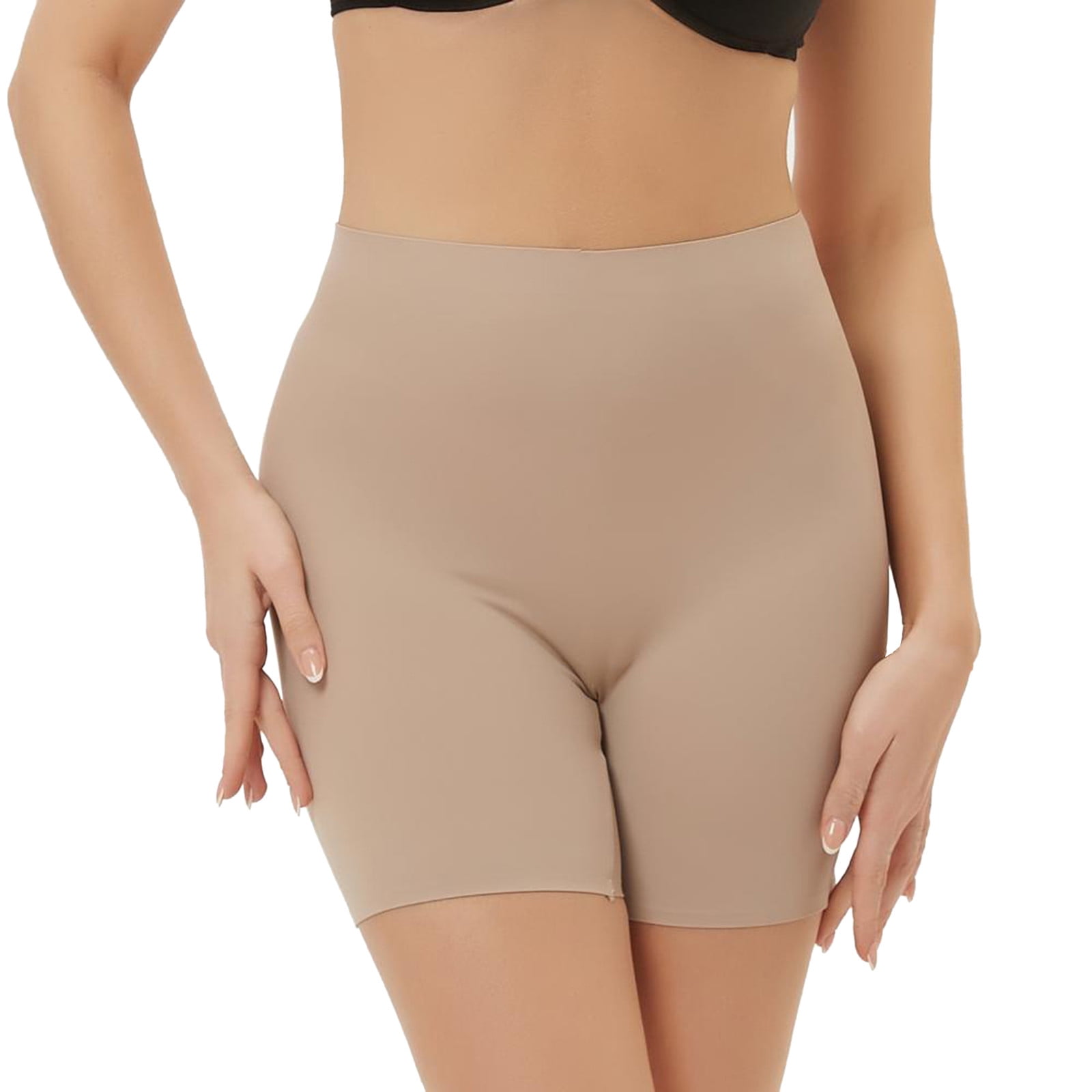 Ierhent Body Shaper Tummy Control High Waisted Body Shaper Shorts Shapewear  for Women Tummy Control Thigh Technology Coffee,2XL 
