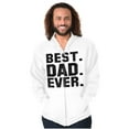 thumbnail image 5 of Best Dad Ever Worlds Coolest Father Zip Hoodie Sweatshirt Men Brisco Brands M, 5 of 6