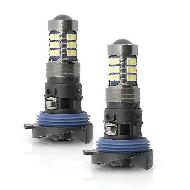 2pcs HP24W LED Daytime Running Light Bulbs With DRL Base Daylight Bulb For Peugeot 3008 5008 2009-20