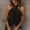 Black, variant on POTETI Sleeveless Tops for Women Casual Crew Neck Solid Color T-Shirts
