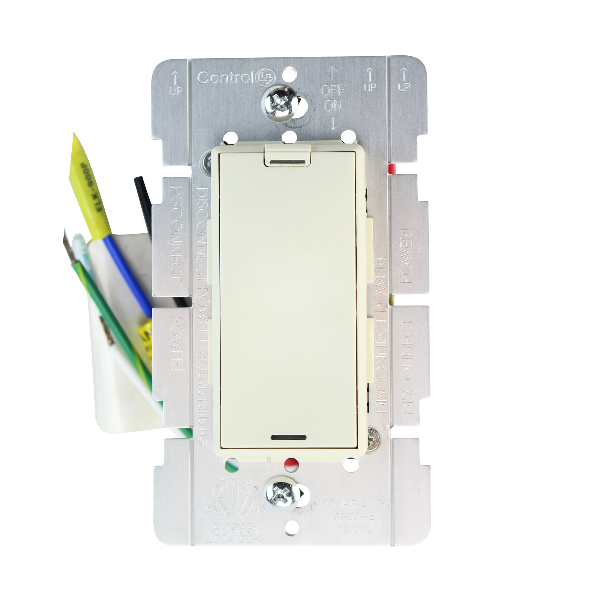 Control4 LDZ102A Wireless Switch, Zigbee Pro Wireless, Almond