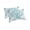 Blue, variant on Aqua Coastal Pillow Covers King Size 2 Pack, Summer Nautical Starfish Beach Coral Soft Bed Throw Pillowcases Breathable Cooling Long Lumbar Body Pillow Sham Cover for Bed Sofa 20''x36''