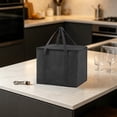 thumbnail image 5 of Large Insulated Bags - Reusable Cooler Bag, Durable Zipper, Collapsible Tote Bag for Work Picnics and Travel Outdoor Activities, 5 of 6