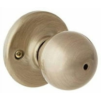 Kwikset 300P Polo Privacy Door Knob Set - Brass