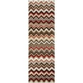 thumbnail image 3 of SAFAVIEH Tahoe Simonette Chevron Area Rug, Beige/Brown, 5'1" x 7'6", 3 of 8