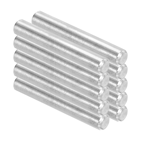 Uxcell 10Pcs 304 Stainless Steel Dowel Pins 8x50 mm (5/16" Dia) Metal Shelf Pegs