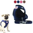 thumbnail image 1 of LAICAIW Dog Harness and Leash Set, No Pull Reflective Adjustable Pet Soft Mesh Chest Vest Harnesses Easy Control for Small Medium Dogs and Cats Outdoor Walking, 1 of 7