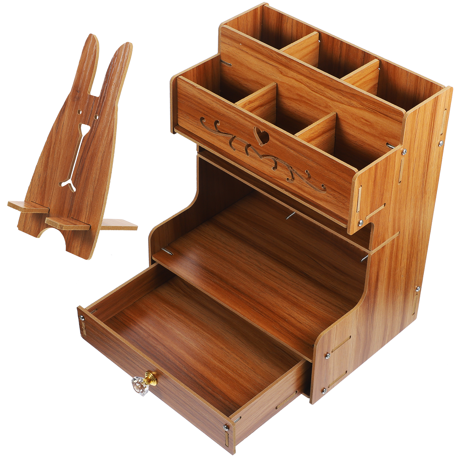 unbranded Desktop Organizer Drawer Organize Stationery and Sundries Office 25.5X21X15CM