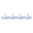 thumbnail image 2 of 1 Box Clearance Under $5 4Pc Christmas Ocean Ornaments Ornament Plastic For Tree Decorating With Silver Series Silver Fish Decoration Silver, 2 of 8
