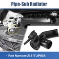 thumbnail image 3 of Unique Bargains 21517-JP00A Radiator Coolant Filler Neck Pipe for Nissan for Murano for Quest 2009-2017, 3 of 7