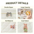 thumbnail image 6 of Soda Candy Large Makeup Bag Cotton Cosmetic Bags for Travel Cute Floral Coquette Aesthetic Toiletry Bag for Women, 6 of 7