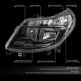 thumbnail image 2 of DNA Motoring For 14-22 Ram Promaster 1500 2500 3500 Black Clear Corner Headlight Lamps Pair, 2 of 8