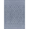 thumbnail image 2 of Mark&Day Outdoor Rugs, 8x10 Bushong Modern Indoor/Outdoor Medium Denim Area Rug, Non Shedding Blue Carpet for Patio, Porch, Deck, Bedroom, Living Room or Kitchen (7'10" x 10'), 2 of 5
