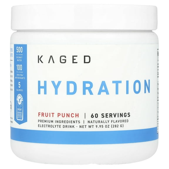 Kaged Hydration, Fruit Punch, 9.95 oz (282 g)