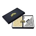 thumbnail image 2 of Copag 1546 Design Cartes à Jouer 100 % Plastique, Format Poker (Standard) Noir/or (Index Régulier, 1 Ensemble), 2 of 3