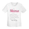 thumbnail image 4 of Mema Grandma Gift The Mema Code Women'S Basic Short Sleeve T-Shirt White Medium, 4 of 5