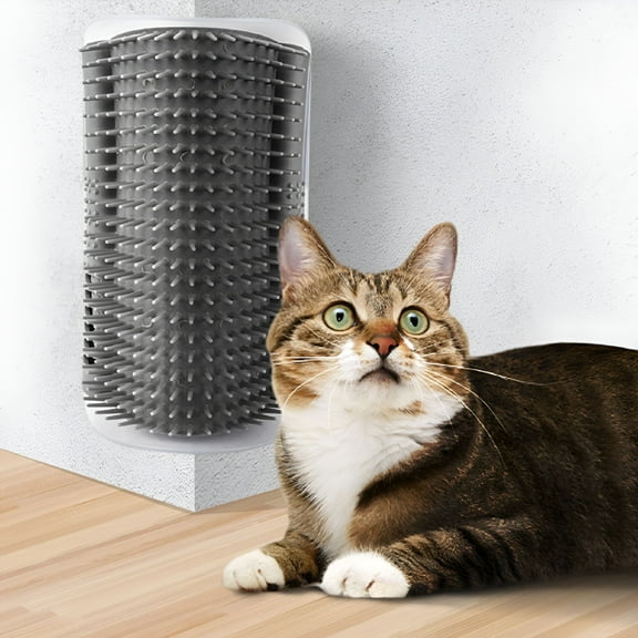ACDANC Cat Massage Brush Comb Removable Washable Wall Corner Self Groomer Cat Itching Device Pet Supplies