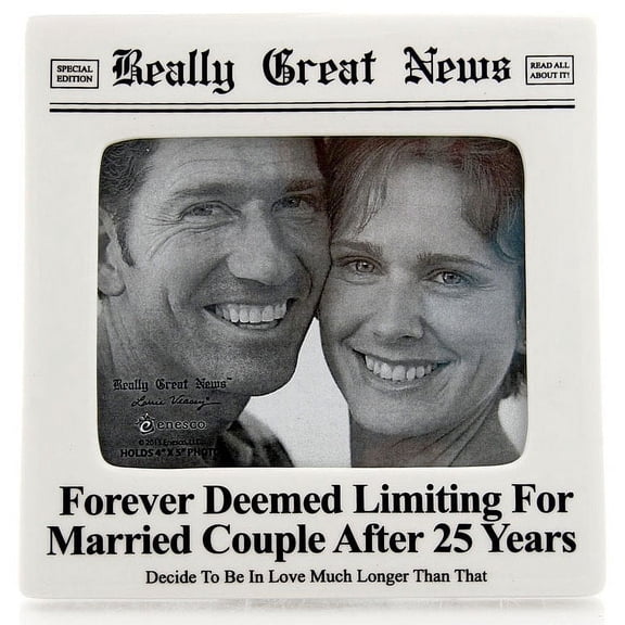 The Ultimate 25th ANNIVERSARY frame br by Really Great News - 4x5