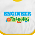 thumbnail image 4 of Inktastic Engineer in Training Boys or Girls Baby Bib, 4 of 4