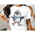 thumbnail image 2 of Funny Ice Skating Penguin Figure Skater Skate Dancer Gift T-Shirt Cool Ice Skating Dancing Birthday Holiday Presents Tshirt, 2 of 10