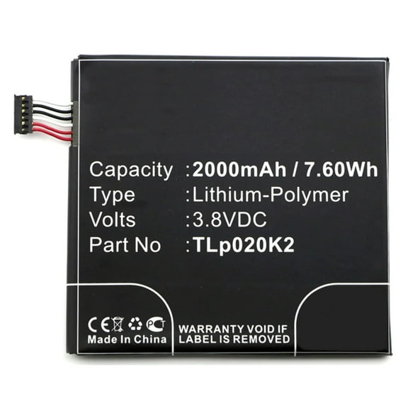 Batteries N Accessories BNA-WB-P3035 Cell Phone Battery - Li-Pol, 3.8V, 2000 mAh, Ultra High Capacity Battery - Replacement for Alcatel C2000023C2 Battery