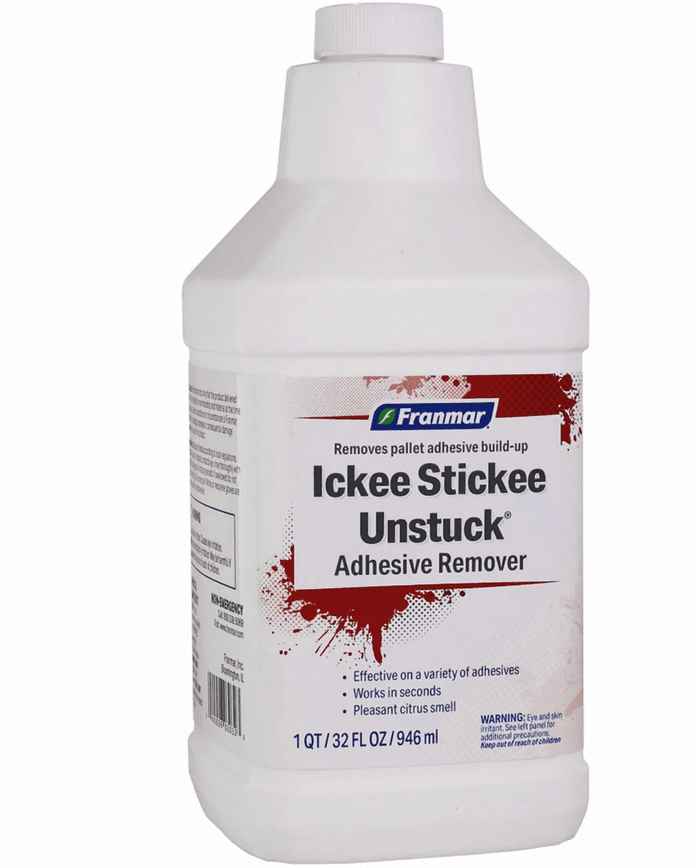 Screen Printing Cleaner - Franmar Adhesive Remover (1 Gallon) - Ickee Stickee Unstuck - Silk Screen Supplies