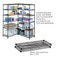 thumbnail image 2 of Safco Industrial Wire Extra Shelve - 36" x 18" x 1.5" - 2 x Shelf(ves) - 1000 lb Load Capacity - Leveling Glide - Black - Powder Coated - Steel - Assembly Required, 2 of 2