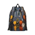 thumbnail image 3 of Balery Various Herbs And Spices In Spoons Vintage Canvas Backpack for Men and Women - Large Capacity, Durable Travel Laptop Bag for School, Work, Hiking, and Outdoor Activities, 3 of 7