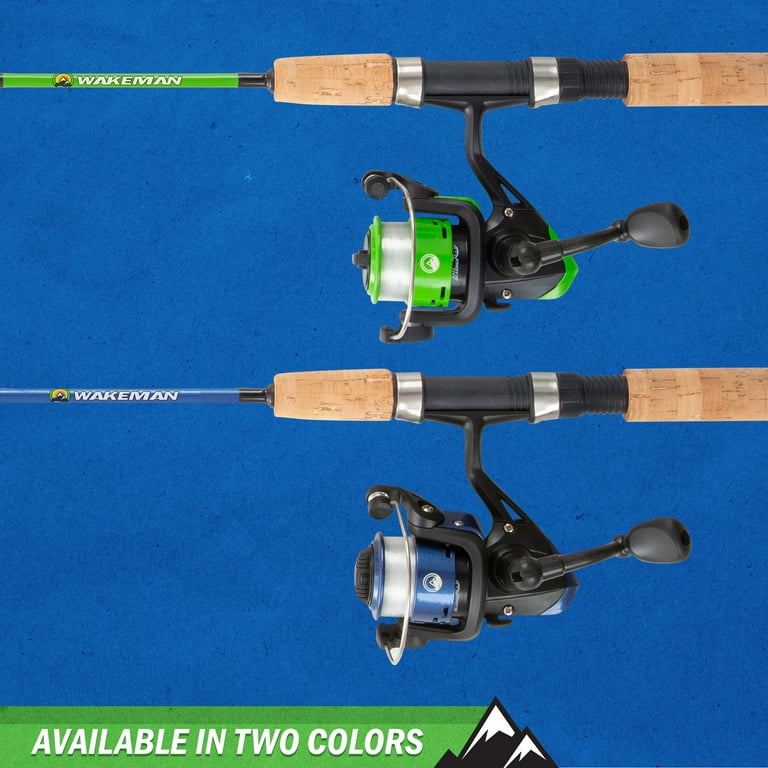 Wakeman 5ft2in Fishing Rod and Reel Combo - Lightweight Set